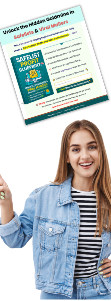 Safelist Cash System traffic pack bonus